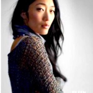 NEW + TAGS Eileen Fisher Italian Wool Scarf in Grey